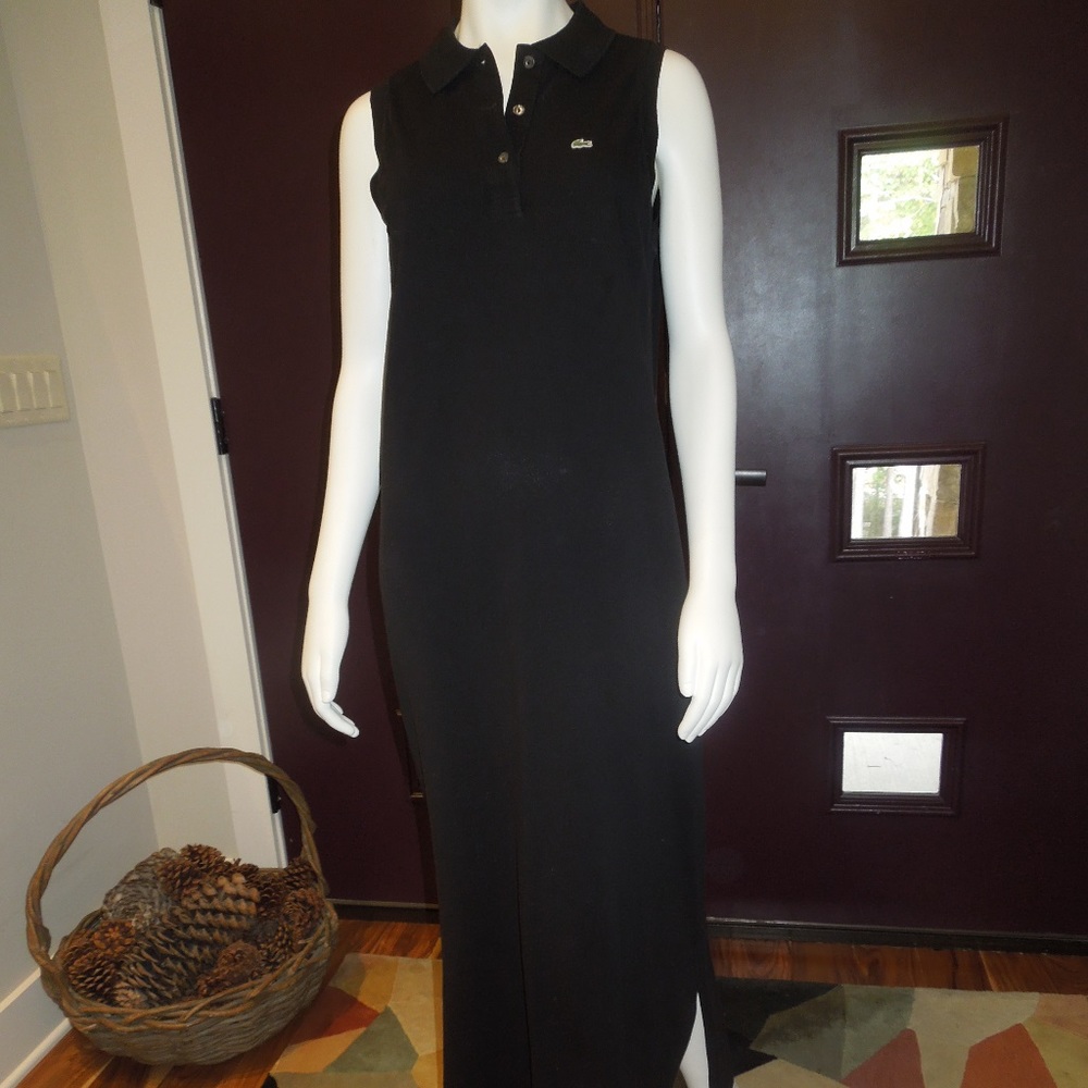 LACOSTE POLO MAXI RESORT DRESS SZ 44 US 12